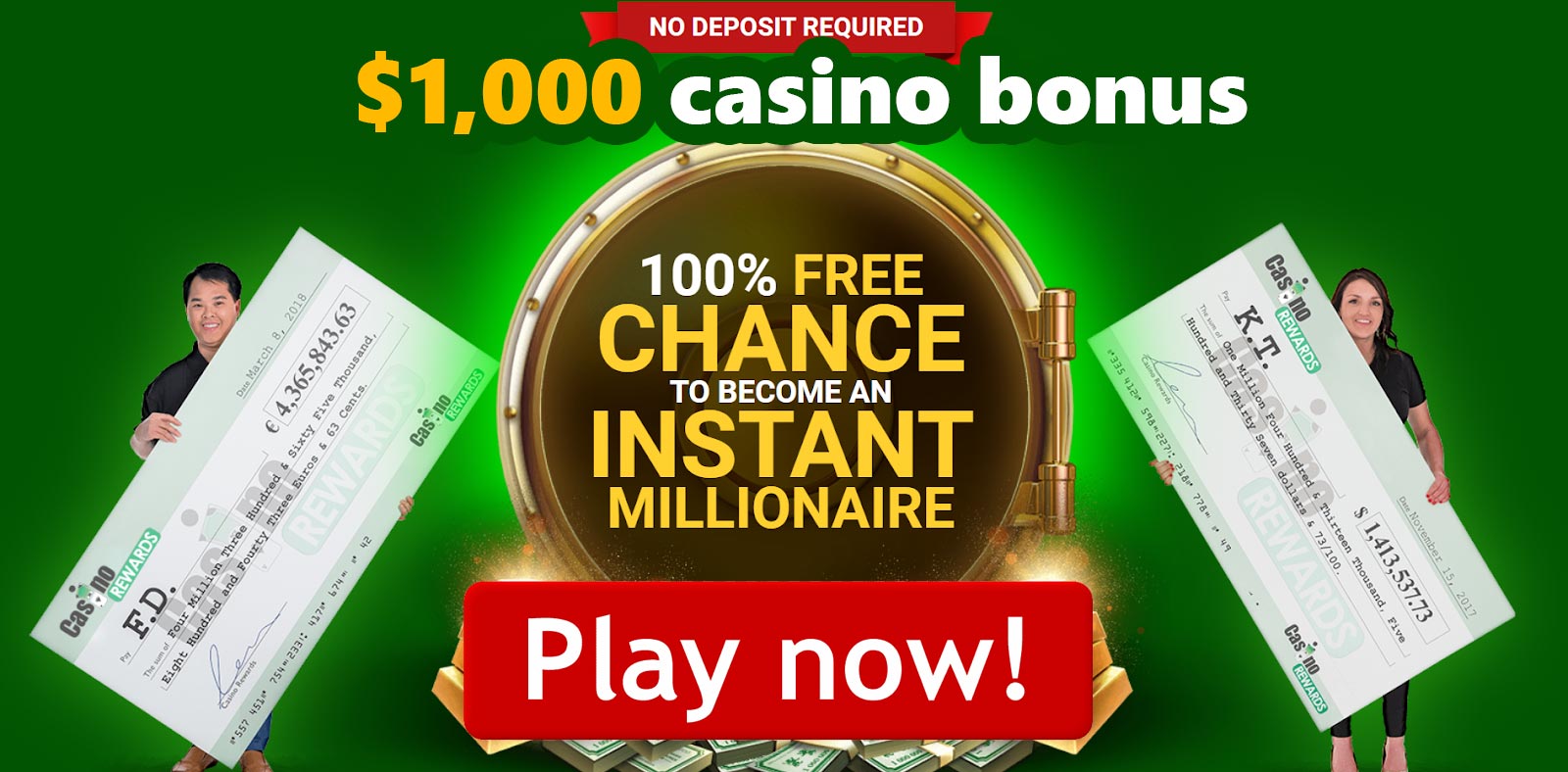 Get your bonus on WinBig21 Casino